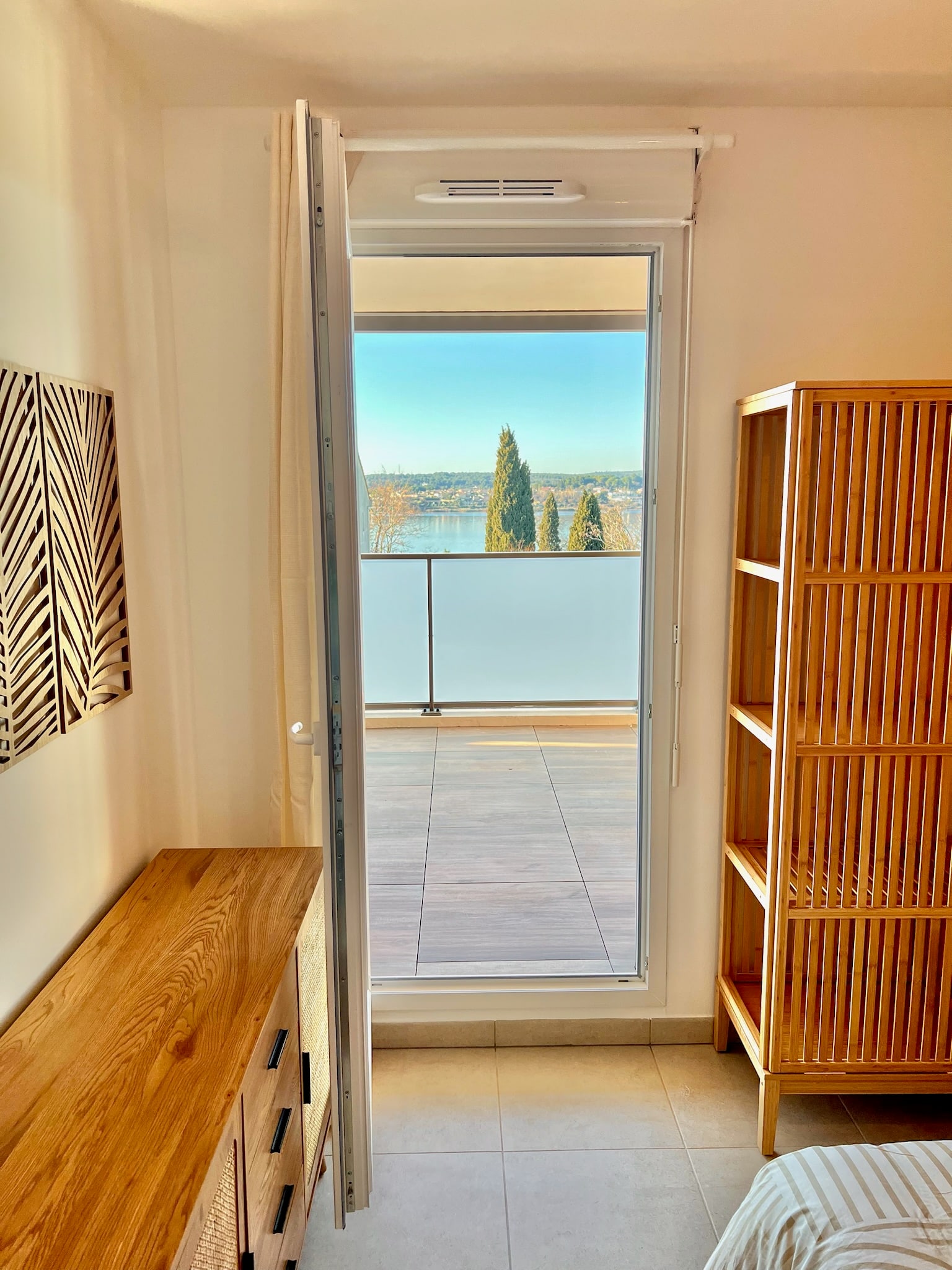 Accès terrasse depuis la chambre